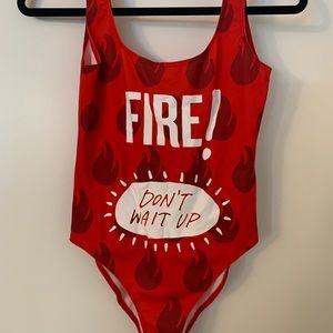 Taco Bell x forever 21 one piece swimsuit